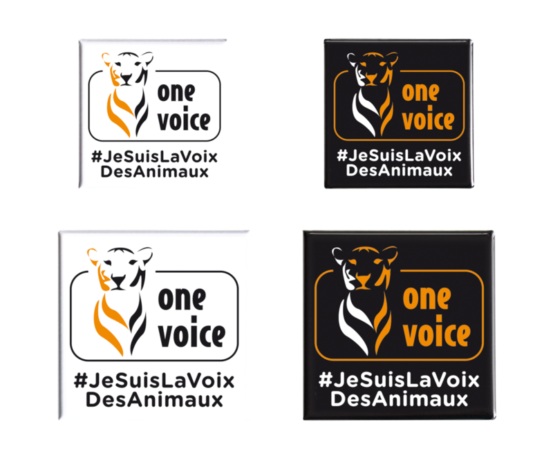 Badges One Voice ancien modèle