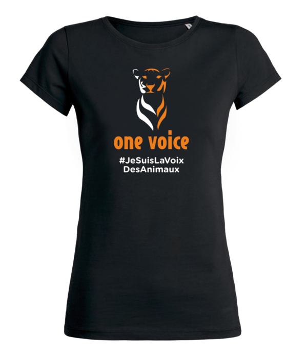 T-shirt manches courtes noir - Femme ancien modèle