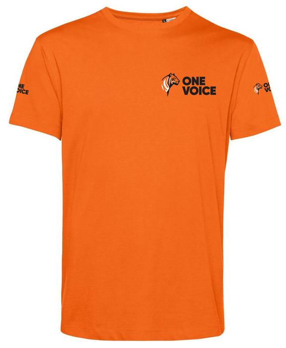 T-shirt orange manches courtes - Homme