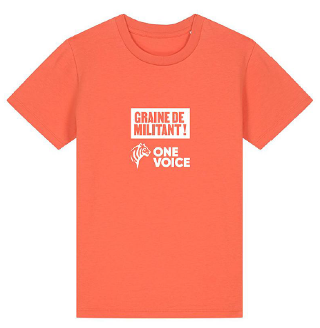 T-shirt manches courtes rouge - Enfant