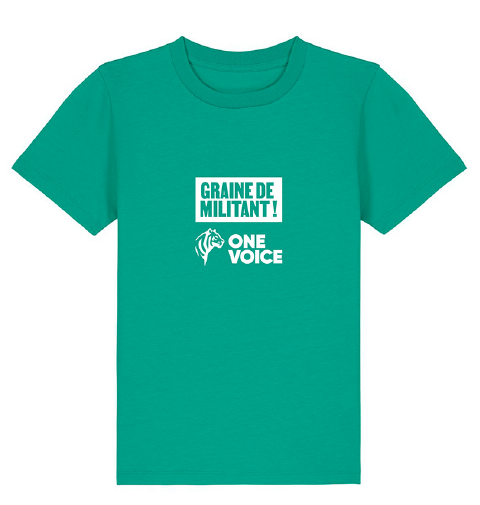 T-shirt manches courtes vert - Enfant